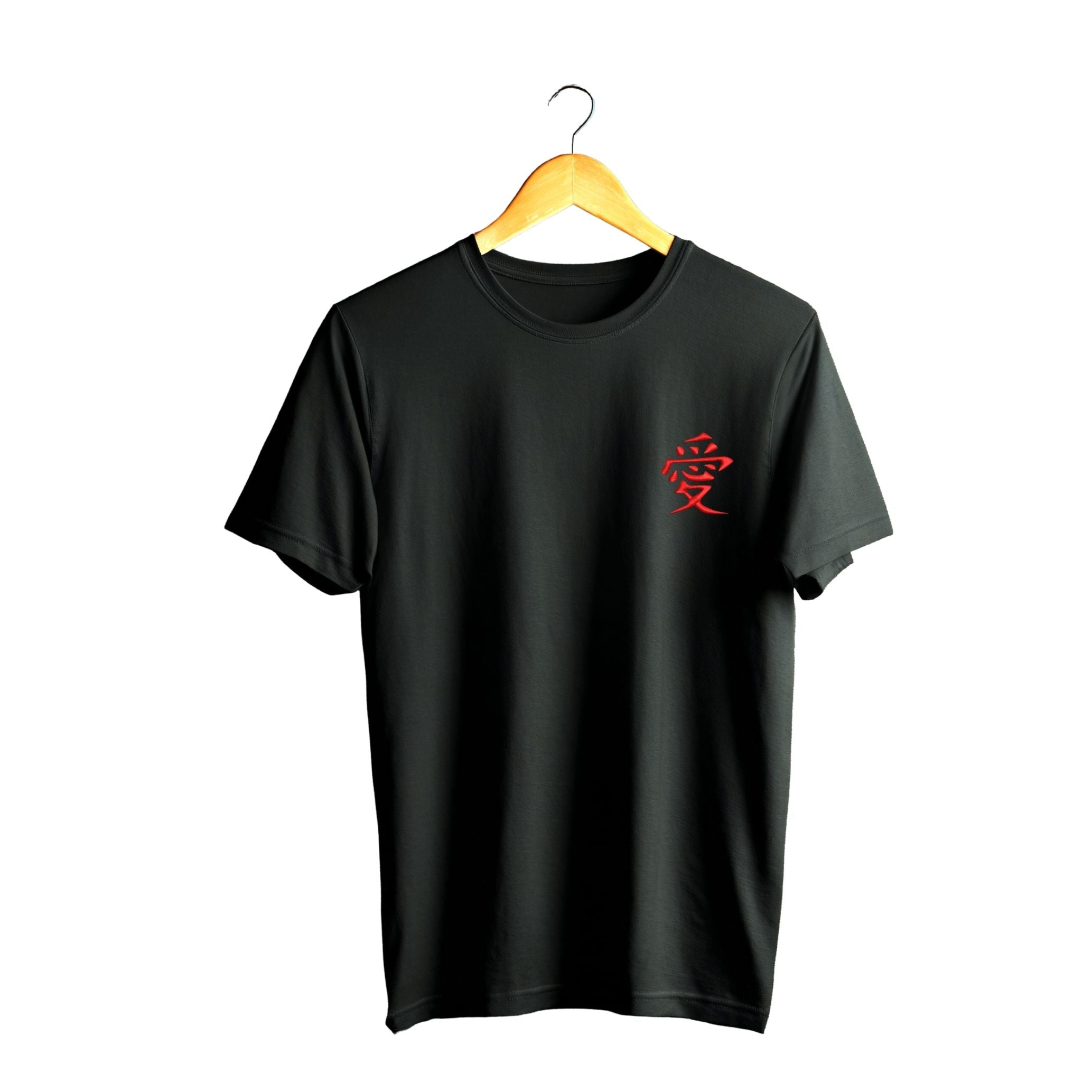 T-shirt unisex LUX ricamo AMORE