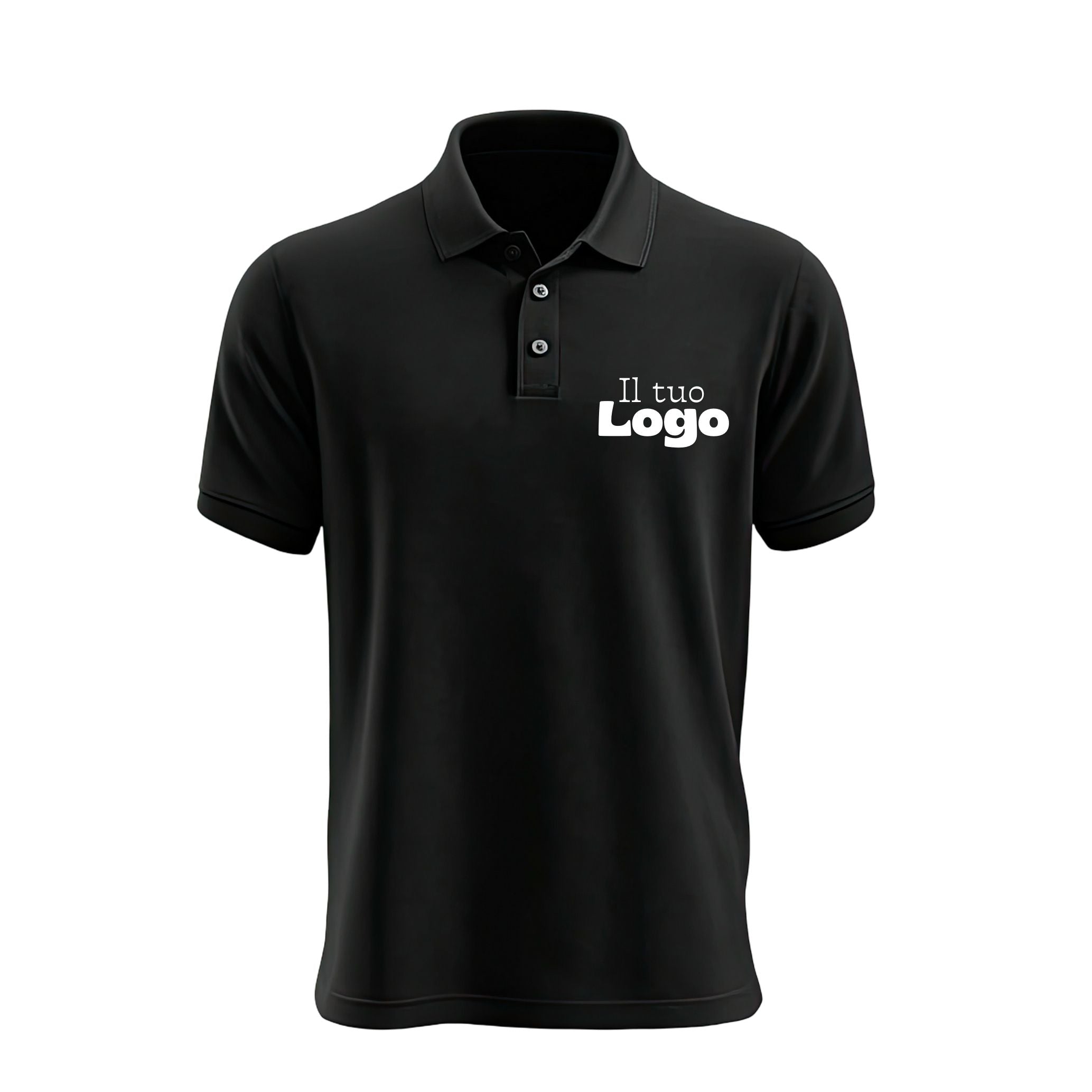 Polo uomo ricamo LOGO lato cuore