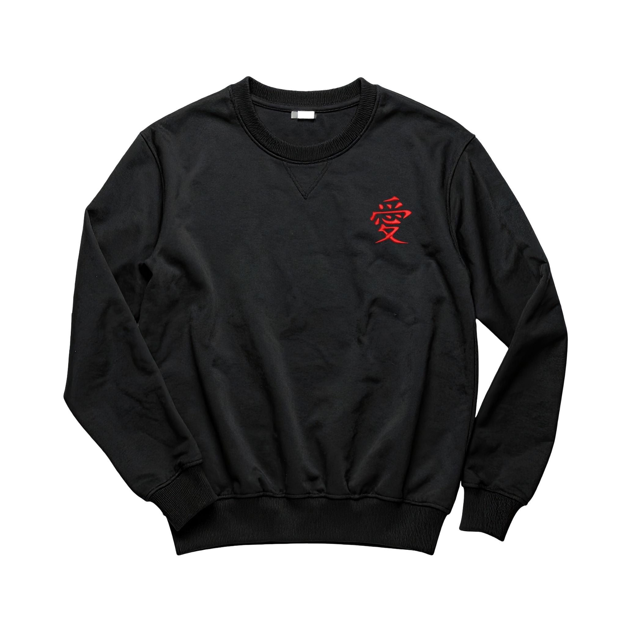 Felpa girocollo uomo ricamo AMORE