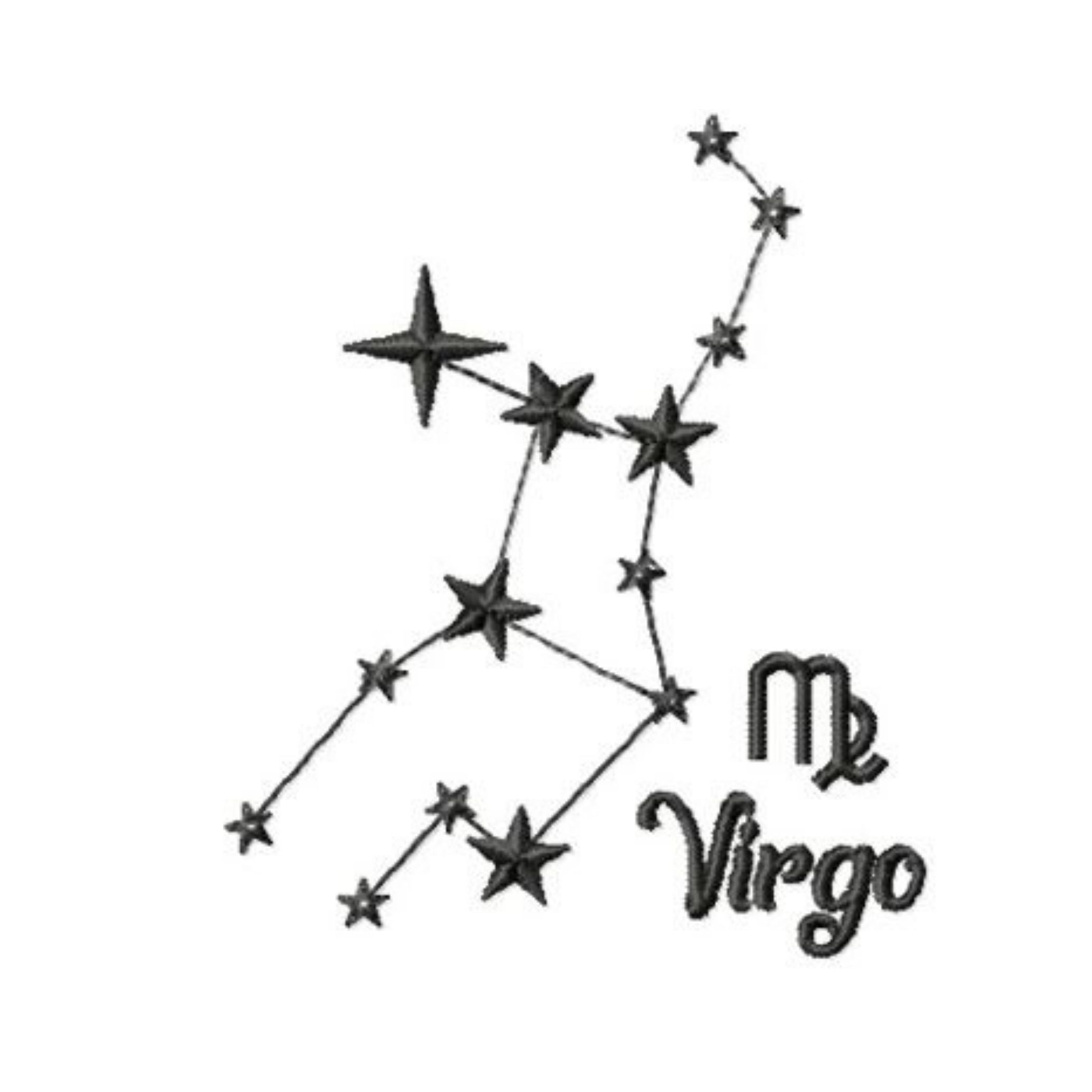 T-shirt unisex in COTONE ORGANICO ricamo COSTELLAZIONI