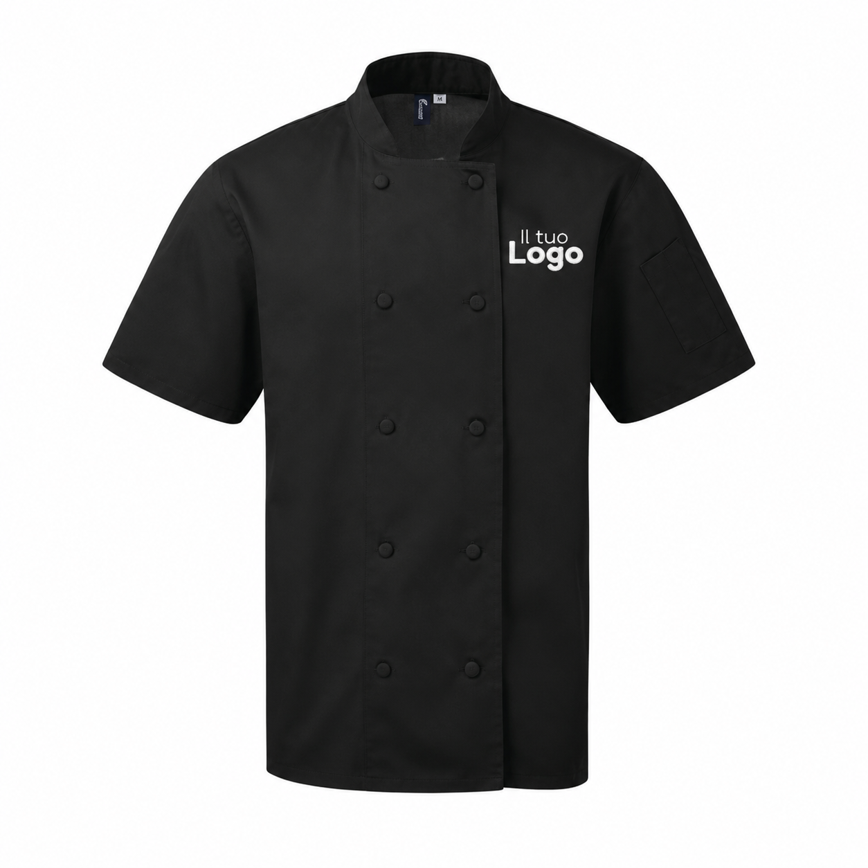 Casacca da chef maniche corte con LOGO RICAMATO