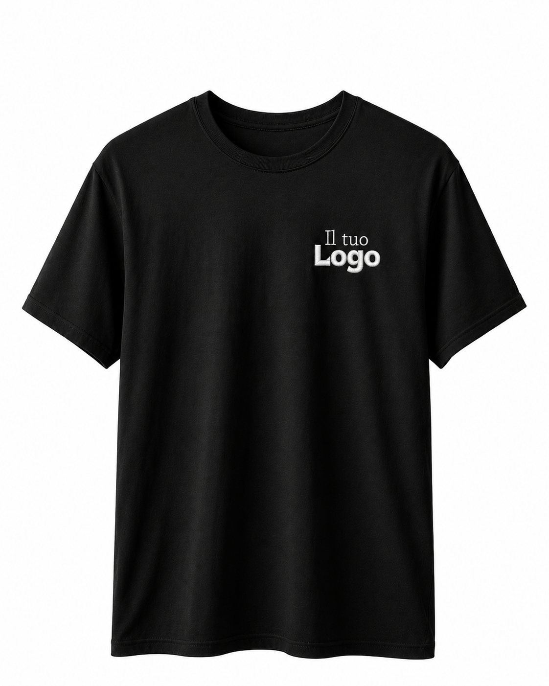 T-shirt unisex LUX con LOGO RICAMATO lato cuore