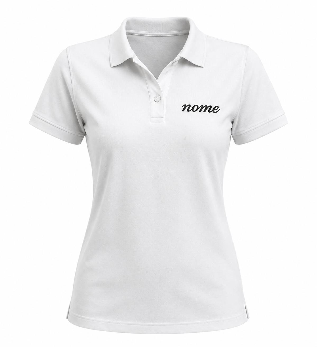 Polo donna ricamo LOGO RICAMATO lato cuore