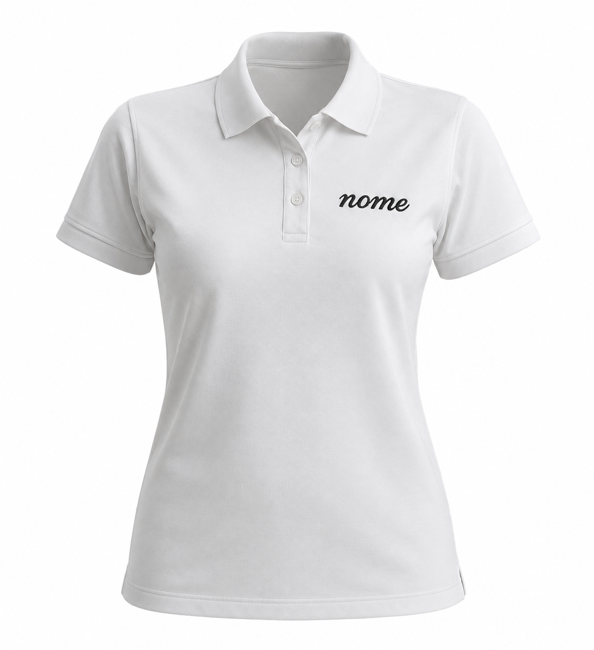 Polo donna con NOME RICAMATO lato cuore