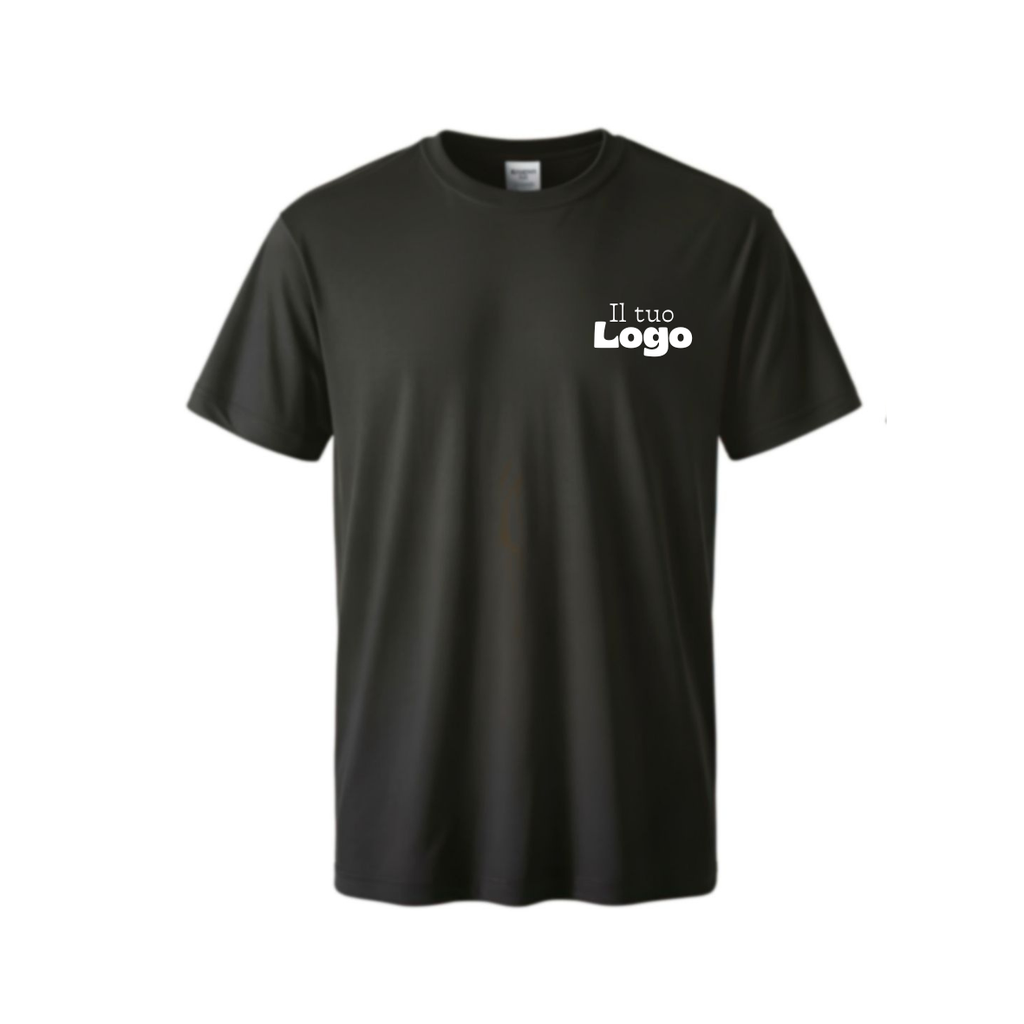 T-shirt unisex LUX ricamo LOGO lato cuore