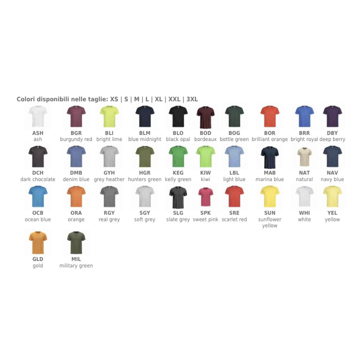 T-shirt unisex ricamo nome lato cuore e dettagli sulla schiena