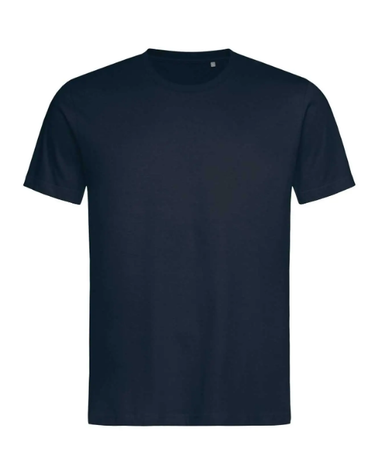 T-shirt unisex LUX ricamo LOGO lato cuore e dettagli sulla schiena