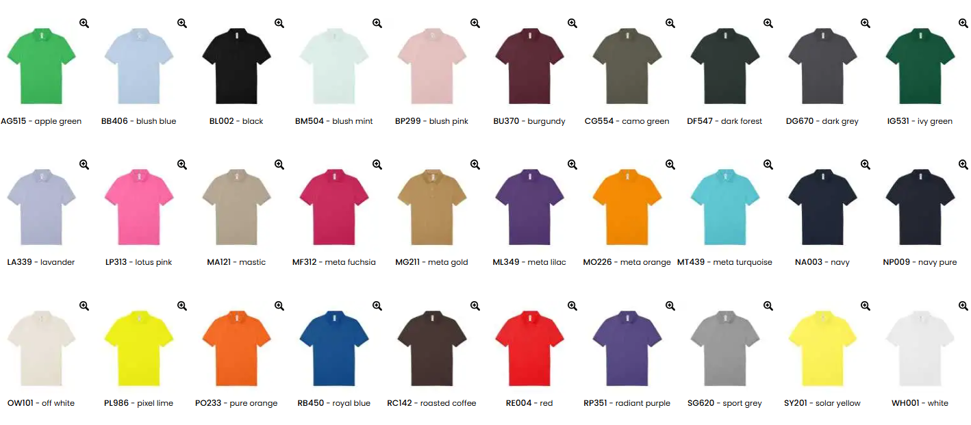 Polo uomo ricamo nome lato cuore e dettagli sulla schiena