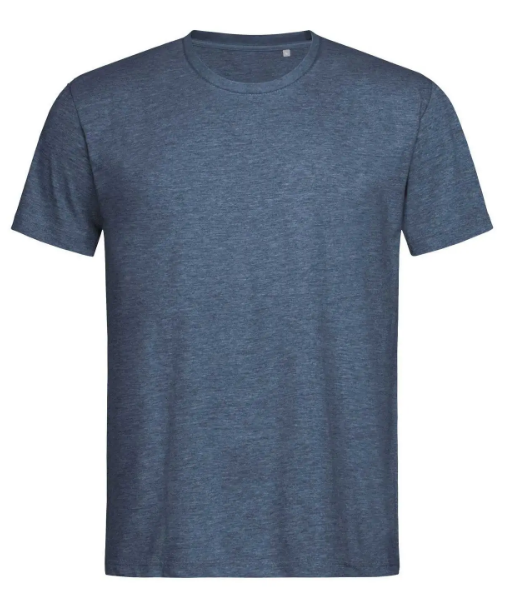 T-shirt unisex LUX ricamo NOME lato cuore e dettagli sulla schiena