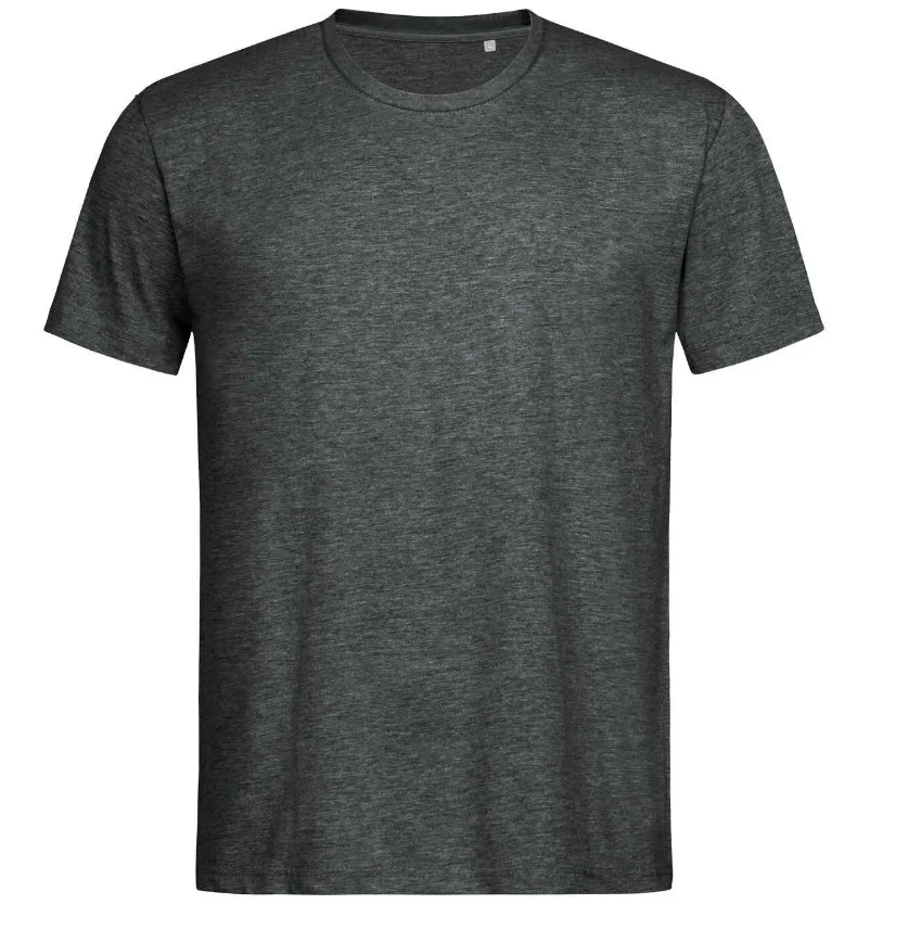 T-shirt unisex LUX ricamo NOME lato cuore e dettagli sulla schiena