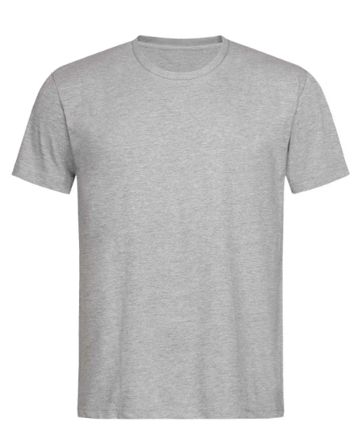 T-shirt unisex LUX ricamo LOGO lato cuore e dettagli sulla schiena