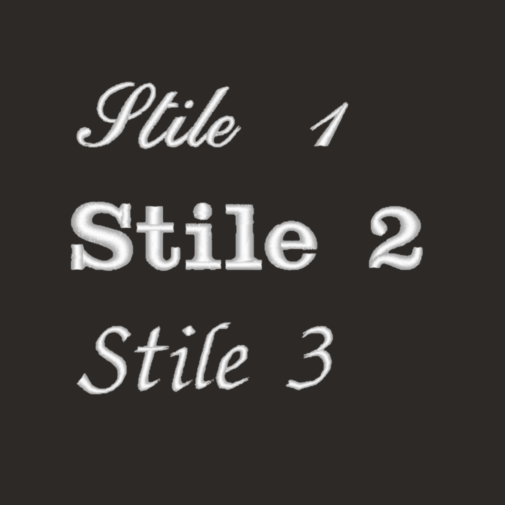 T-shirt donna LUX con ricamo personalizzato frase