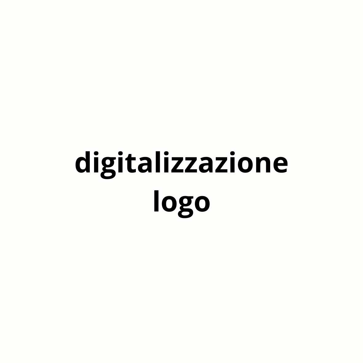 DIGITALIZZAZIONE LOGO