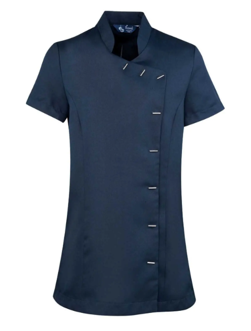 Tunica wellness/estetica donna maniche corte 5 colori con LOGO RICAMATO XS-5XL