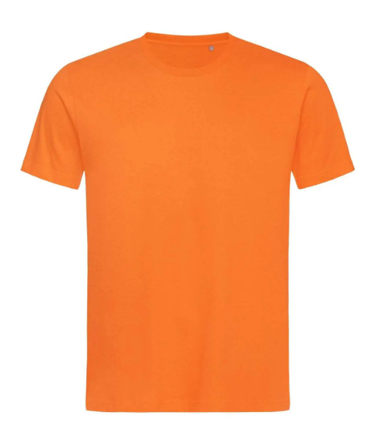 T-shirt unisex LUX ricamo LOGO lato cuore e dettagli sulla schiena