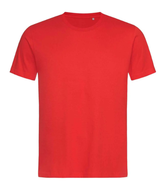 T-shirt unisex LUX ricamo NOME lato cuore