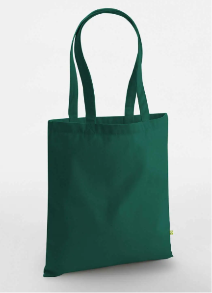 Shopper in COTONE ORGANICO CANVAS pesante con LOGO RICAMATO