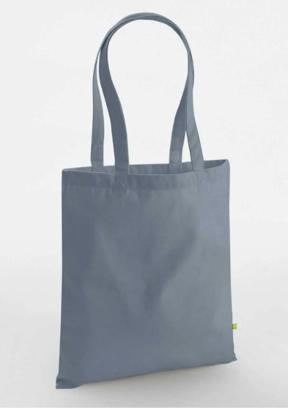 Shopper in COTONE ORGANICO CANVAS pesante con LOGO RICAMATO