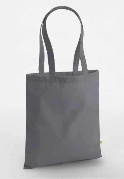 Shopper in COTONE ORGANICO CANVAS pesante con LOGO RICAMATO