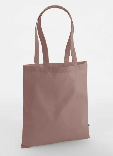 Shopper in COTONE ORGANICO CANVAS pesante con LOGO RICAMATO