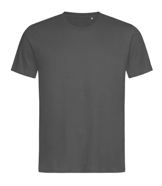 T-shirt unisex LUX ricamo LOGO lato cuore e dettagli sulla schiena