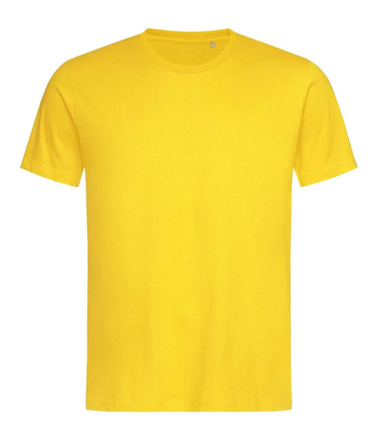 T-shirt unisex LUX ricamo NOME lato cuore e dettagli sulla schiena