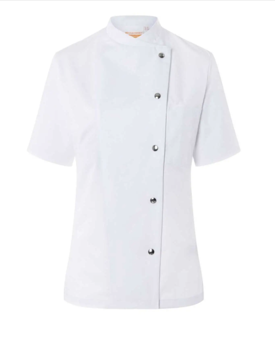 Giacca da chef donna maniche corte policotone 6 colori con LOGO RICAMATO